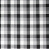 Stitch & Sparkle 100% Cotton, 44" Wide, Cut by the Yard, 1" Gingham Onyx