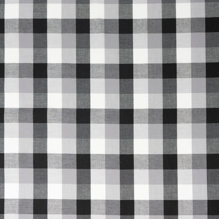 Stitch & Sparkle, 100 % algodón, 44" de ancho, se vende por yardas, cuadros vichy de 1" en color ónix