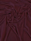 GLITTER STRETCH VELVET 360 GRAMS SPANDEX FABRIC / Burgundy / Sold by the Yard