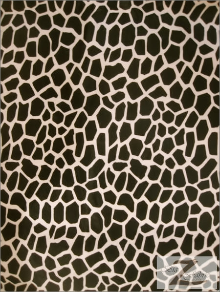 Brown Velboa Giraffe Animal Short Pile Fabric / Sold By The Yard||color:Brown Giraffe