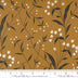 Gold Arabesque Highland Golden Cotton 44"/45" Fabric Per Yard