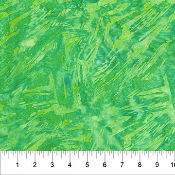 Tela de algodón «Green Brushstroke Celebration» 44/45, por yarda