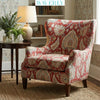Waverly, 100 % algodón estampado de primera calidad, 54" de ancho, tela para tapicería y decoración del hogar, Garnet Castleford