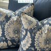 Waverly 100% Premium Printed Cotton, 54" Wide, Home Décor,  Upholstery Fabric, Indigo Castleford