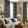 Waverly 100% Premium Printed Cotton, 54" Wide, Home Décor,  Upholstery Fabric, Indigo Castleford