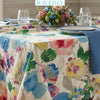 Waverly, 54", lona 100 % algodón con aspecto de lino, decoración del hogar, tejido para tapicería, Aqua Fleur Bloom