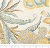 Waverly, 100 % algodón estampado de primera calidad, 54" de ancho, decoración del hogar, tela para tapicería, «Blonde Fiji Flora»