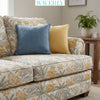 Waverly, 100 % algodón estampado de primera calidad, 54" de ancho, decoración del hogar, tela para tapicería, «Blonde Fiji Flora»