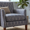 Tela para decoración del hogar Waverly, de 54"/55" de ancho, 70 % algodón y 30 % poliéster, con motivos en azul marino