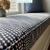 Tela para decoración del hogar Waverly, de 54"/55" de ancho, 70 % algodón y 30 % poliéster, con motivos en azul marino