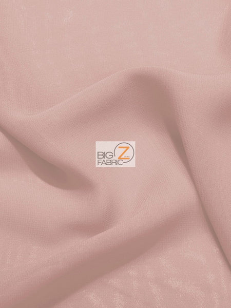 Solid Hi-Multi Chiffon Dress Fabric / Dusty Rose / Sold By The Yard