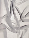 Solid Hi-Multi Chiffon Dress Fabric / Silver / Sold By The Yard