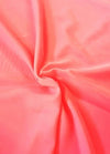 Tela lisa de gasa Hi-Multi para vestidos / Rosa neón, vendida por yardas