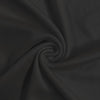 Solid Polyester Interlock Knit Fabric / Black / Sold By The Yard