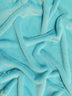 Turquoise Half Shag Faux Fur Fabric (Beaver) / Sold By The Yard
