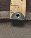 Tejido de piel sintética «Half Shag» (castor) (reverso de punto) / Negro / Se vende por yardas