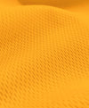 Tejido de jersey deportivo de malla gruesa / Amarillo canario / Se vende por yardas