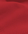 Tejido de jersey deportivo de malla gruesa / Rojo / Se vende por yardas