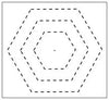 Hexagon Quilt Stencil