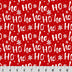 Tela «Ho Ho Ho Cloud Cuddle Scarlet» por yarda