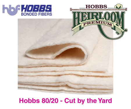 Hobbs 80/20 Heirloom Batting 96" Wide Batting - By The Yard