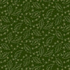 Hunter Green Holly Cozy Christmas Cotton Wideback Fabric per yard