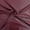 Two Way Stretch Faux Leather Vinyl Fabric||color:Burgundy