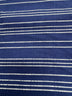 1 Yard Precut Wavy Lines on Blue 100% Cotton Blender