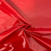 Tejido de vinilo para ropa de imitación de cuero patentado || color: rojo
