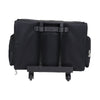 Everything Mary XL 4 Wheel Collapsible Rolling Sewing Machine Storage Case, Black Quilted