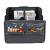 Everything Mary Flat Top XL 4 Wheel Collapsible Rolling Sewing Machine Storage Case, Tan Floral