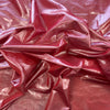 Tela de seda sintética Dupioni metalizada || color: rojo