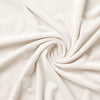 Heavy Stretch Velvet Spandex Fabric||color:Ivory