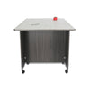 Mesa de corte Kookaburra, color gris