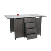Mesa de corte Kookaburra, color gris
