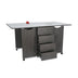Mesa de corte Kookaburra, color gris