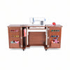 Mueble de costura Bandicoot de teca