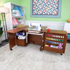 Wallaby Sewing Cabinet Teak