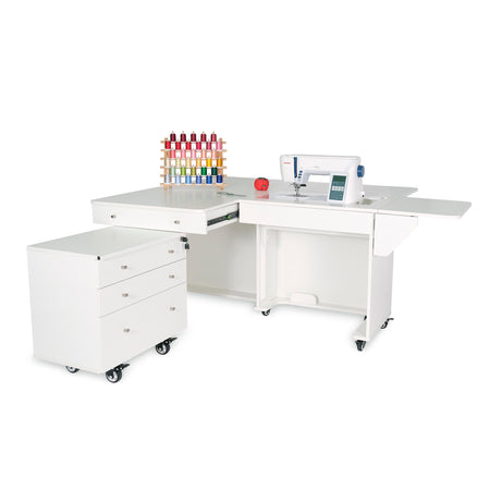 Kangaroo & Joey Sewing Cabinet Ash White