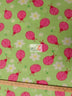 Lady Bug Lime Fleece Fabric
