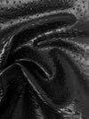 Smore Cream Mutant Ostrich Gator Embossed Vinyl Fabric / Sold By The Yard