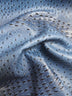Raging Blue Mutant Ostrich Gator Embossed Vinyl Fabric / Sold By The Yard