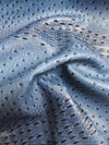 Smore Cream Mutant Ostrich Gator Embossed Vinyl Fabric / Sold By The Yard