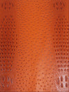 Tejido de vinilo con relieve «Poison Orange Mutant Ostrich Gator» / Se vende por metros