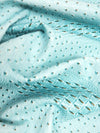Smore Cream Mutant Ostrich Gator Embossed Vinyl Fabric / Sold By The Yard