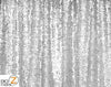 Tejido de malla de nailon con lentejuelas «Mini Disc» / Verde menta brillante / Se vende por yardas