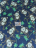 Animal Monkey Navy Fleece Fabric