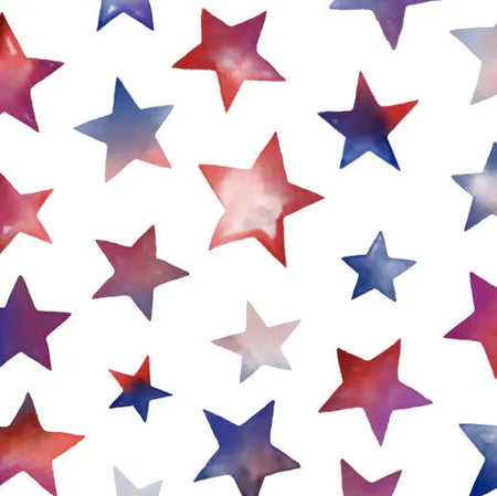 Tela digital «Cuddle Spangled» de Multi Star Hues, por yarda