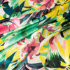 Stitch & Sparkle, 100 % poliéster, charmeuse de 57" de ancho, estampado floral en tela de corteza, se vende por yardas