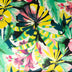 Stitch & Sparkle, 100 % poliéster, charmeuse de 57" de ancho, estampado floral en tela de corteza, se vende por yardas